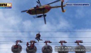 Sauvetage à Grenoble : Téléphérique de la Bastille