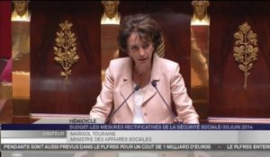 Marisol Touraine : le PLFSSR  Un texte "progressiste et de gauche"