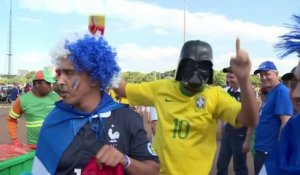 Mondial-2014: les supporteurs français exultent à Brasilia