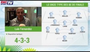 Luis donne son 11 type des 8e de finale