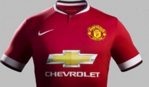 Manchester United présente son nouveau maillot domicile pour la saison 2014/2015 !