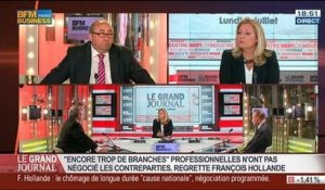 Édition spéciale sur le discours d'ouverture de François Hollande, dans Le Grand Journal - 07/07 2/2