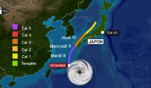 Typhon Neoguri : alerte "spéciale" sur le sud du Japon