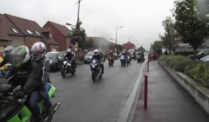 Beuvrages : une centaine de motards ont rendu hommage à Kévin Delacroix