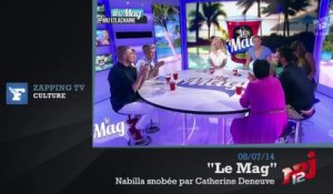 Zapping TV : Nabilla snobée par Catherine Deneuve !