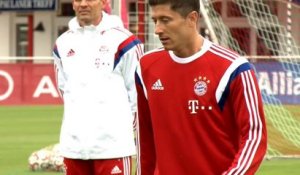 Bayern - Le premier entrainement de Lewandowski
