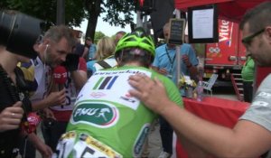 Tour de France 2014 - Etape 7 - Toute la déception de Peter Sagan 2e à Nancy