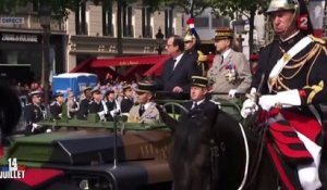 Hollande sifflé lors du défilé du 14 juillet