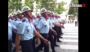 Les sapeurs-pompiers de l'Oise ont défilé sur les Champs-Elysées