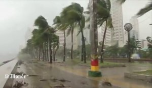 Les Philippines frappées par le typhon Rammasun