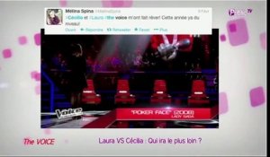 Public Zap : Laura VS Cécilia de The Voice 2 : à votre avis, qui ira le plus loin ?
