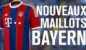 Les nouveaux maillots du Bayern Munich pour la saison 2014/15
