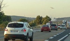 Incendie: Panique sur l'autoroute A9 - 31/07