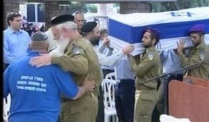 Funérailles du soldat Goldin, qu'Israël croyait prisonnier du Hamas