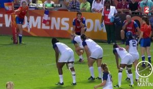 Coupe du monde de rugby : les Bleues écrasent l'Afrique du Sud