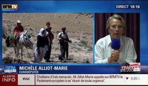 BFM Story: Irak: " l'Europe a un devoir vis-à-vis des chrétiens et de responsabilité internationale pour la paix " , déclare Michèle Alliot-Marie - 08/08