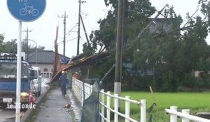 Vidéo : les dégâts de la tempête Halong au Japon