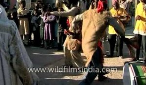 Siddi tribes dance to drum beats