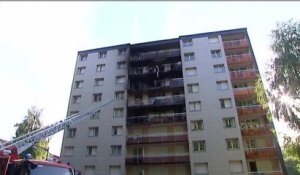 Incendie d'un immeuble à Pavilly (Seine-Maritime)