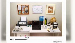 Timelapse de l'évolution du bureau de travail depuis 1981