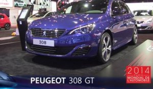 La Peugeot 308 GT en direct du Mondial de l'Auto 2014