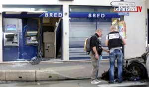 Asnières-sur-Seine : attaque d'une banque à la voiture bélier