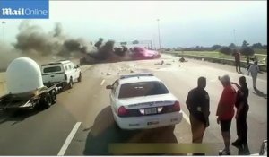 Ce chauffeur routier sauve une petite fille et sa mère sur l'autoroute