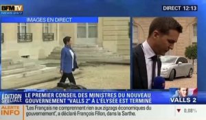 Adrien Gindre de BFMTV à la chasse aux ministres après leur premier conseil