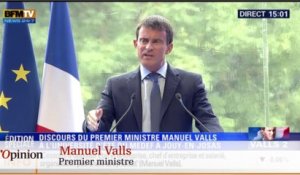 Manuel Valls - Medef : la fin du "vieux socialisme"