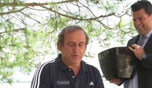 Michel Platini ALS Ice Bucket Challenge