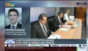 Réunion de la BCE: Que peut-on retenir des propos de Mario Draghi sur la baisse des taux directeurs ?: Frédérik Ducrozet et Benaouda Abdeddaïm, dans Intégrale Bourse – 04/09