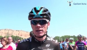 La Vuelta 2014 - Etape 12 - Christopher Froome : "C'était trop difficile"