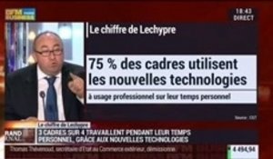 Emmanuel Lechypre: 75% des cadres utilisent les nouvelles technologies à usage professionnel sur leur temps personnel - 04/09