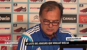 La liste des 10 joueurs que voulait Bielsa