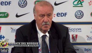 España : Vicente del Bosque valora el debut de los nuevos