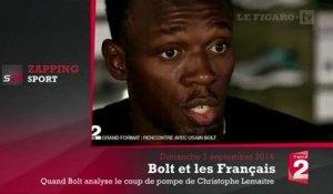 Zap'Sport : Usain Bolt ne sait pas qui est Renaud Lavillenie