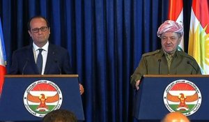 Déclaration conjointe à la presse avec le président du Kurdistan, M. Massoud Barzani