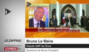 Loi sur le terrorisme: "Nous sommes les premiers menacés", s'alarme Bruno Le Maire