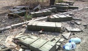 Ukraine : destruction totale de l'aéroport international de Louhansk