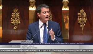 Manuel Valls répond au Medef : "Nous ne faisons pas de l'austérité !"