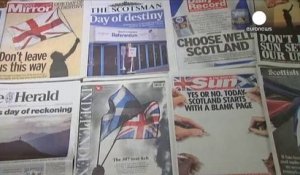 Référendum sur l'indépendance : plus de quatre millions d'électeurs écossais appelés aux urnes