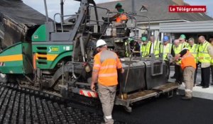 Saint-Brieuc. Nouveau revêtement, une première en Bretagne