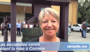 Les socialistes varois fêtent la rose à Correns: Mireille Peirano