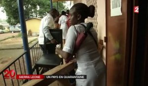 Ebola : la population confinée à Freetown en Sierra Leone