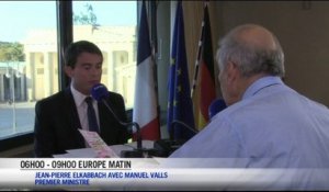 Manuel Valls : "Ne jamais céder au chantage"