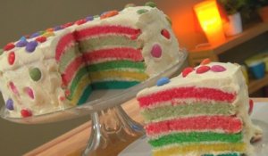 Recette du Rainbow Cake - 750 Grammes