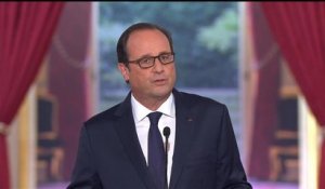 Hollande: la France fournira "un soutien aérien" à l'Irak