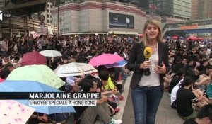 Hong Kong : la "révolution des parapluies" prend de l'ampleur