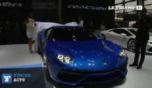 Mondial de l'Automobile : une Lamborghini hybride rechargeable