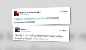 Khloe Kardashian plaisante sur l'inceste avec son frère Rob